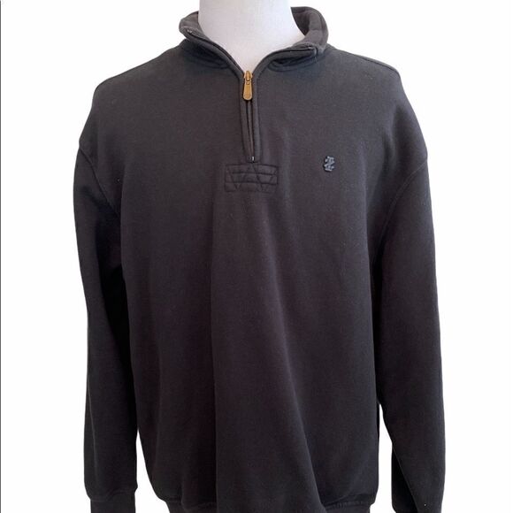Izod Quarter Zip Pullover Sweater Sz XL - Picture 1 of 6